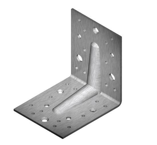 BRACKET ANGLE REINFORCED 3X90X106X106