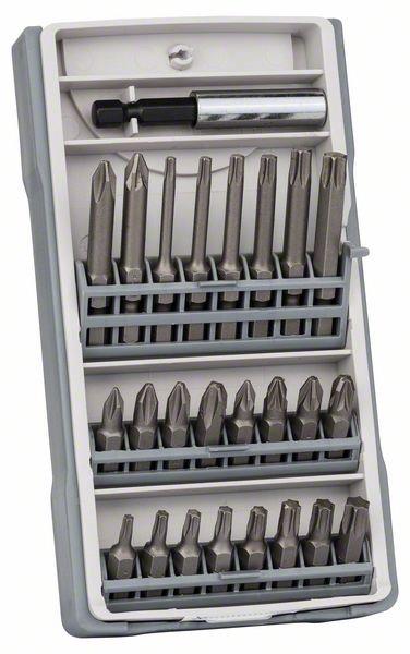 SCREWDRIVER BIT SET 25 PCSHOLDER PH/PZ/T