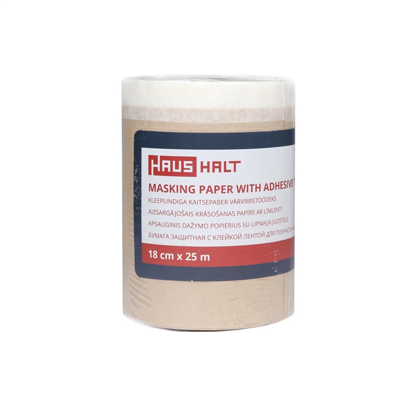 MASKING TAPE HAUSHALT 18 CM X 25 M