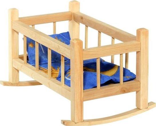 TOY WOODEN CRADLE