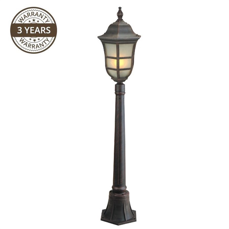 FLOOR LAMP EL-2625 PE2 60W IP44 E27 BLCK