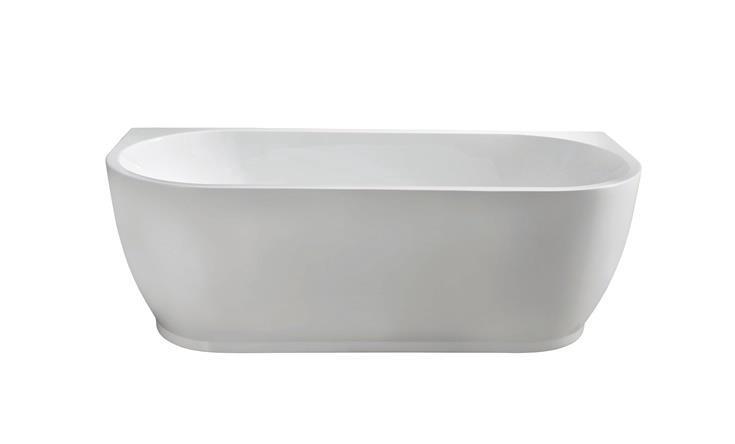 ACRYLIC BATHTUB3807 1700X750X580 WHITE