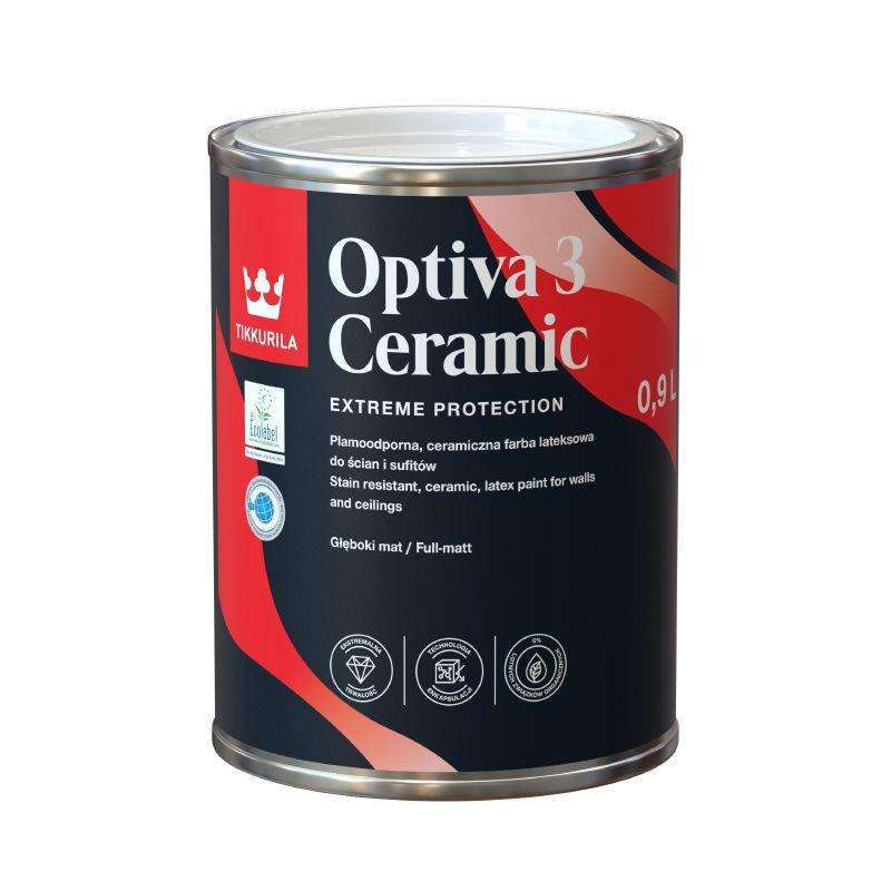 VANDENINIAI AKRILINIAI DAŽAI OPTIVA CERAMIC 3 BA 0.9 L