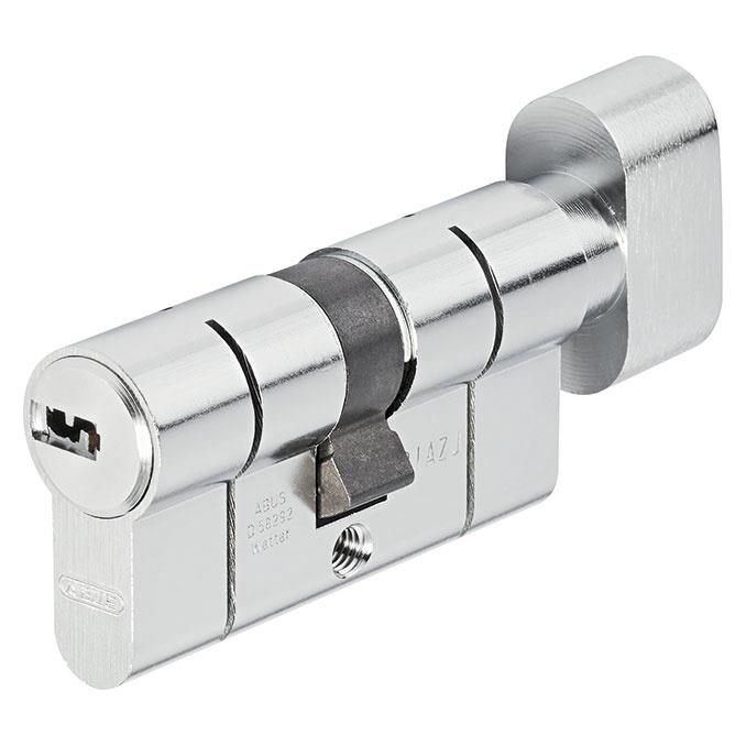 LOCK CYLINDER D6 30X30MM NICKEL 5K