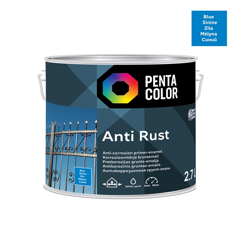 ANTICOR PAINT ANTI-RUST BLUE 2.7L