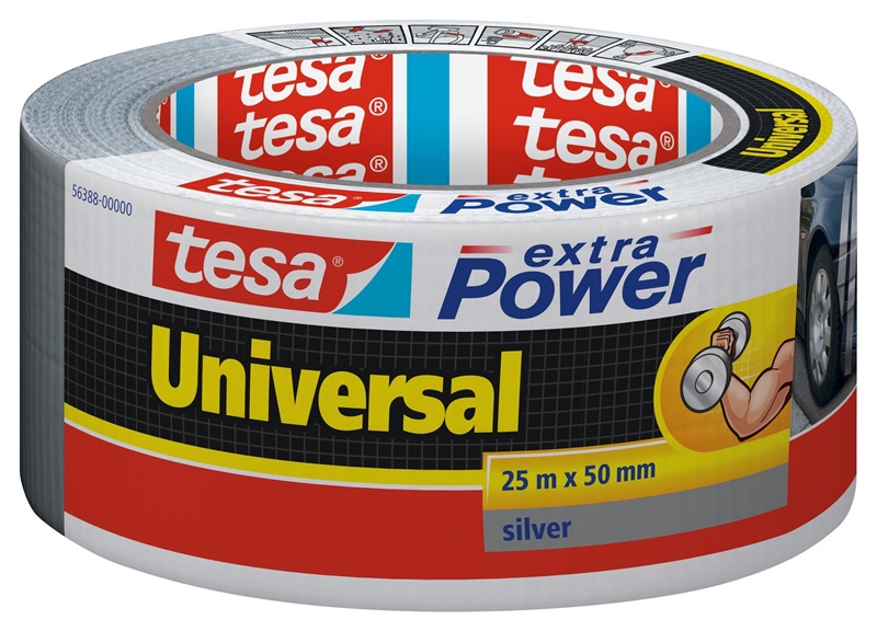 DUCT TAPE EXTRA POWE 25MX50MM GREY 56388