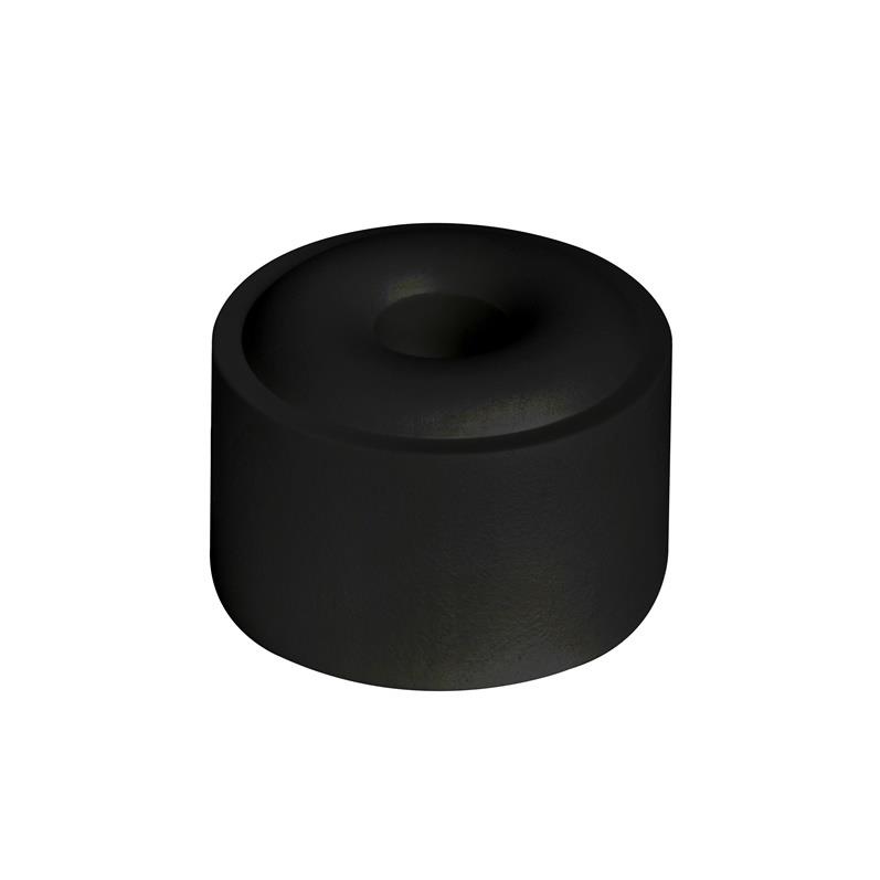 DOOR STOPPER 40X25MM BLACK