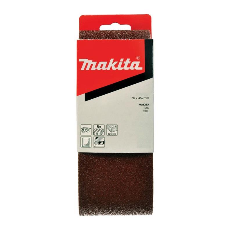 Šlifavimo juosta Makita P-37122. Nr 100. 457 x 76. 5 vnt