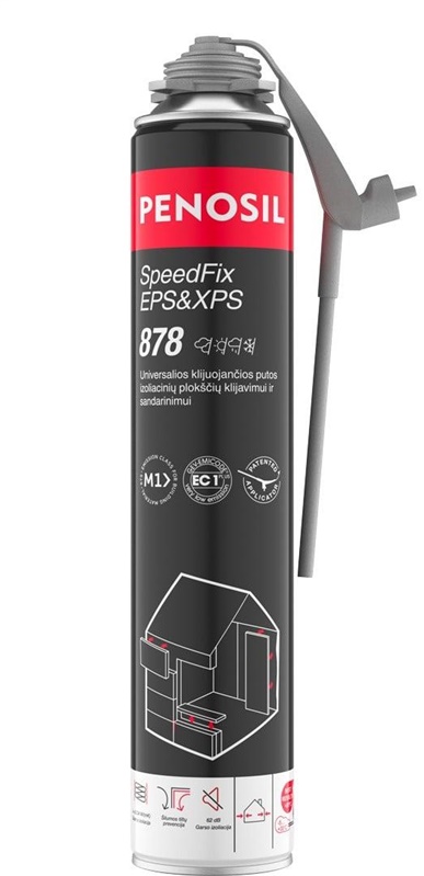 Klijuojančios putos Penosil SpeedFix EPS&XPS 878. 750 ml