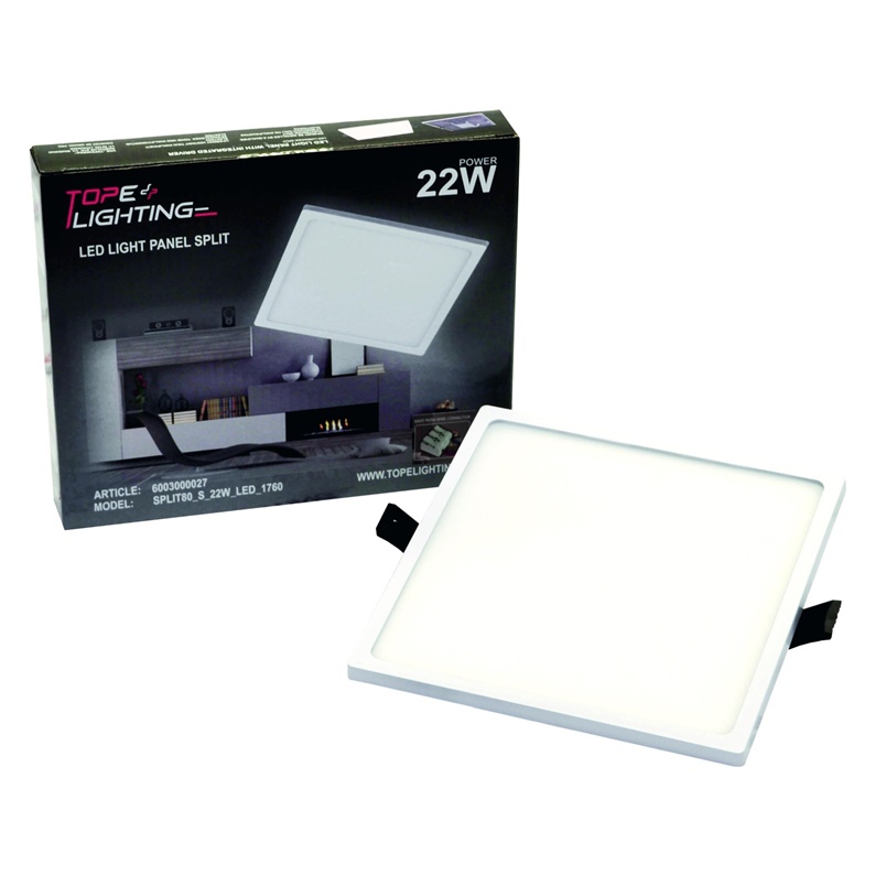 LED PANEL SPLIT SQ 22W NW IP44 1570LM