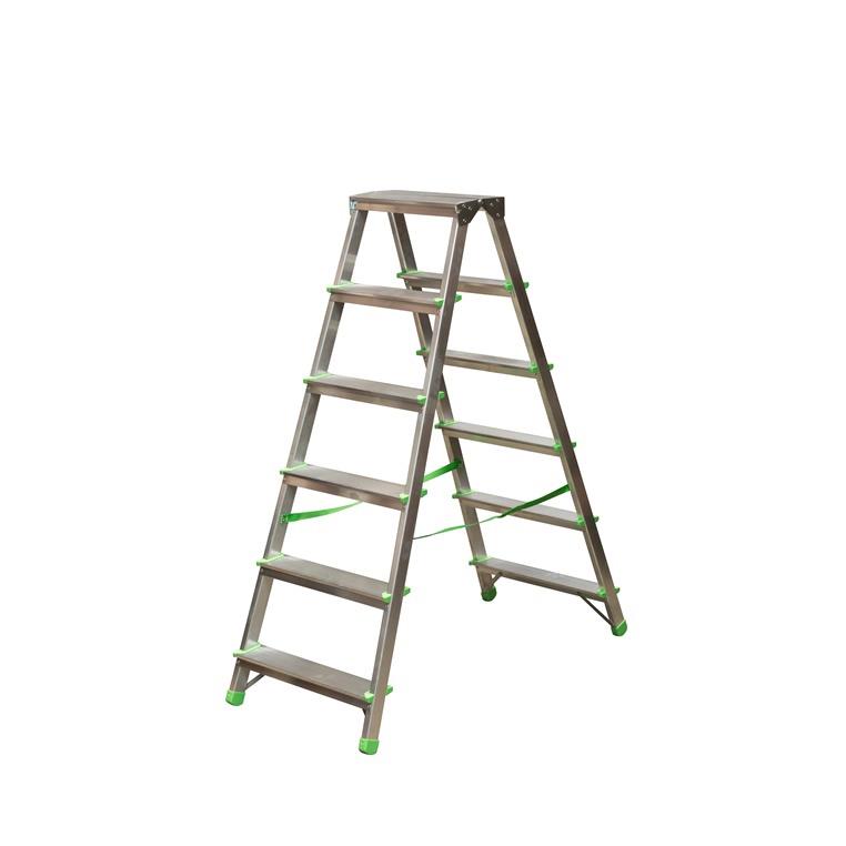 2-SIDED ALUMINIUM FOLDING STAIRS 6-STEP