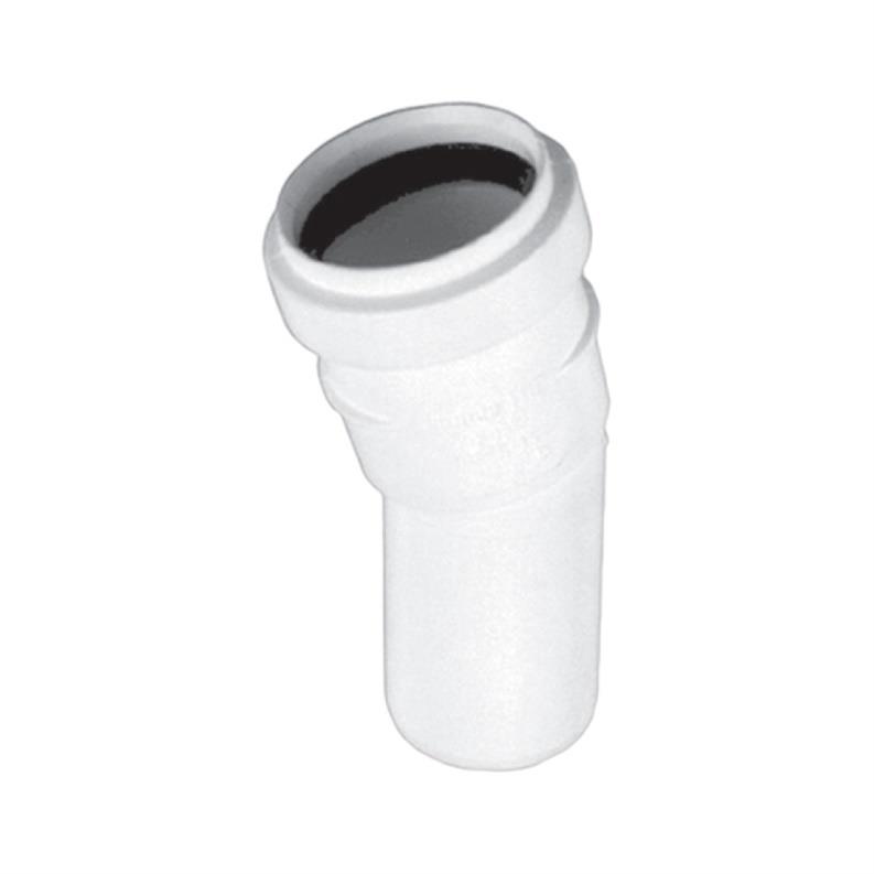 ELBOW INTERNAL D40X45° WHITE PP