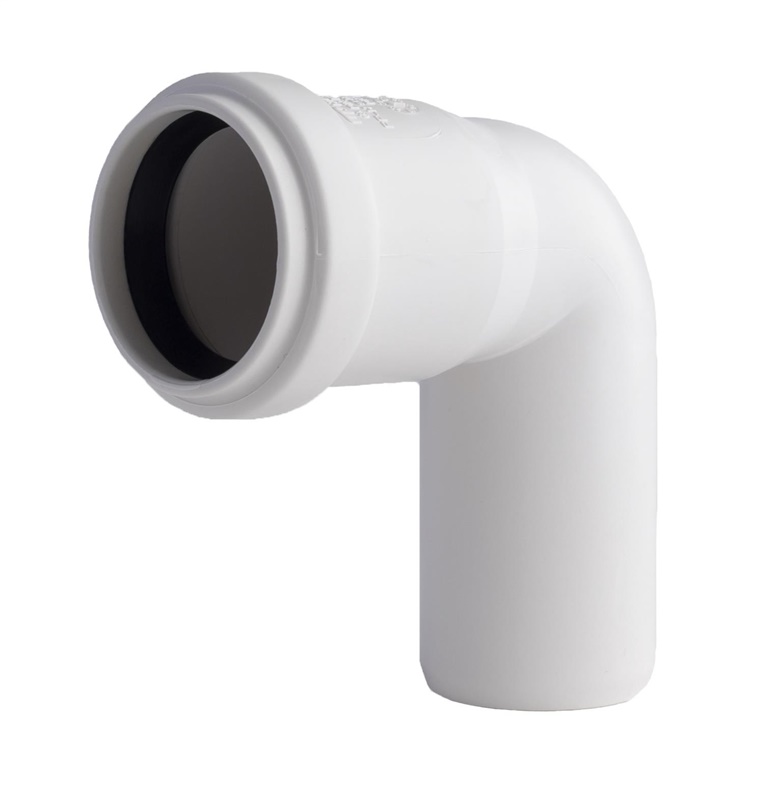 ELBOW INTERNAL D40X87° WHITE PP