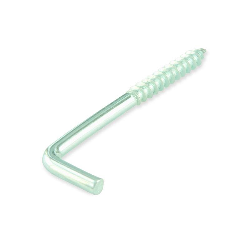 SCREW HOOK 50X3.8X24X17 ZINC PLAT/5PCS