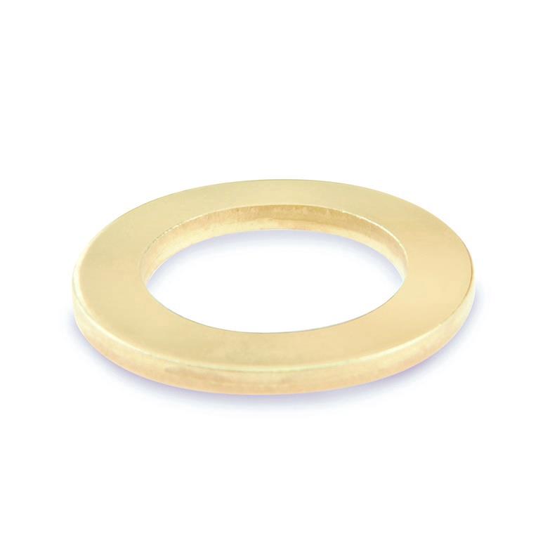 WASHERS 10X16X2 BRASS PLAT(DOORS)/18PCS