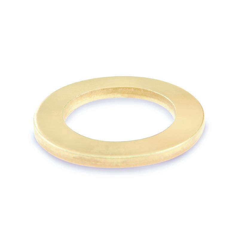 WASHERS 11X16X2 BRASS PLAT(DOORS)/18PCS