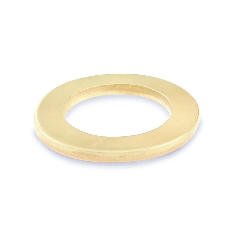 WASHERS 12X18X2 BRASS PLAT(DOORS)/16PCS