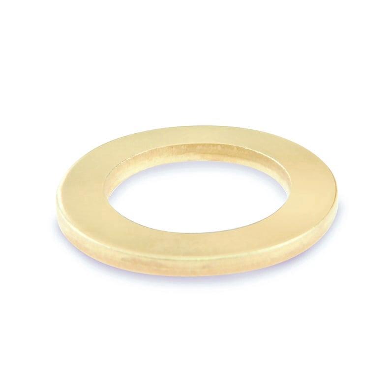 WASHERS 13X19X2 BRASS PLAT(DOORS)/14PCS