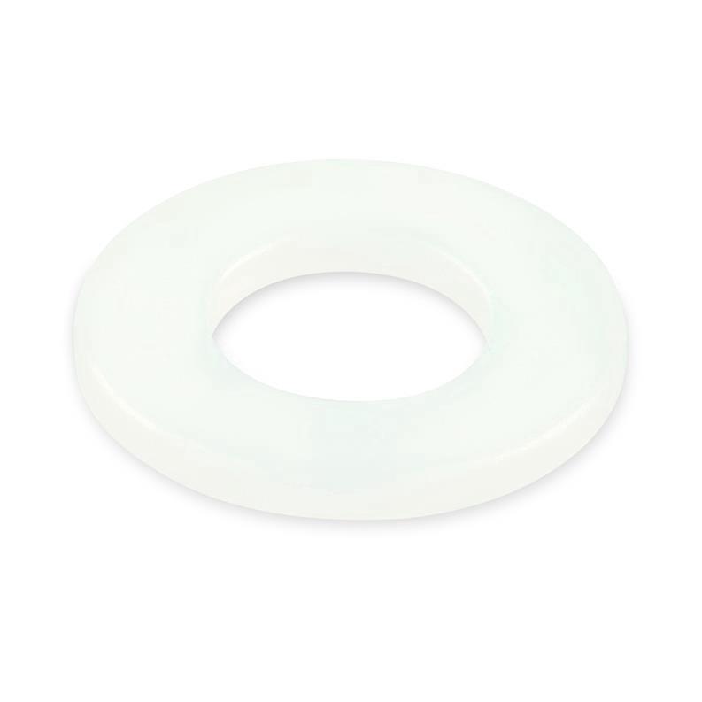 WASHER M10 PLASTIC WHITE DIN125/ 6PCS