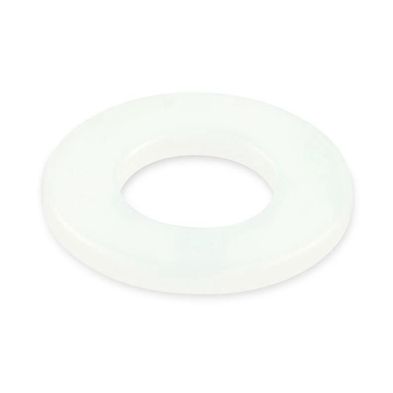 WASHER M 6 PLASTIC WHITE DIN125/15PCS