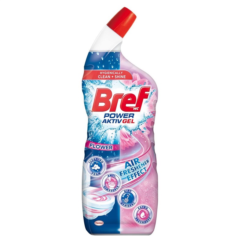 Unitazo valiklis BREF POWER AKTIV GEL FLOWER. 700 ml