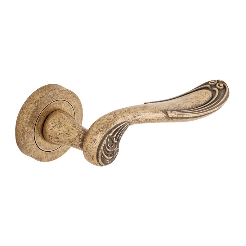 DOOR HANDLE TOSCA ANTIQUE BRASS