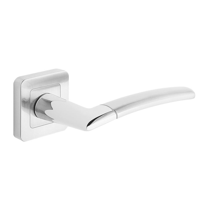 ZLIZN DOOR HANDLE LINEA SATIN NICKEL