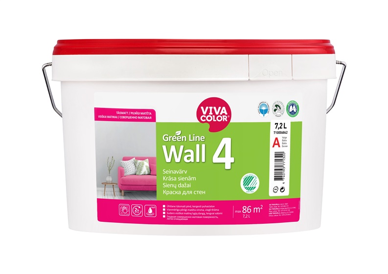 KRĀSA GREEN LINE WALL 4 A 7.2L