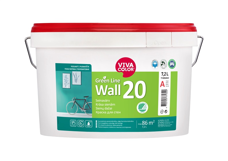 KRĀSA GREEN LINE WALL 20 A 7.2L