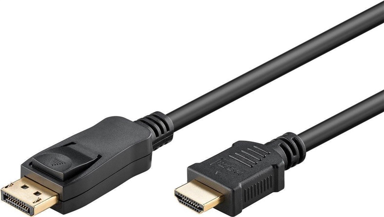 Kabelis MICRO_CONNEC HDMI M. Dipslay port M. 2m. juodas