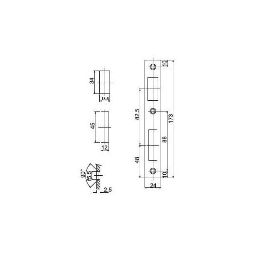 STRIKE PLATE RS03