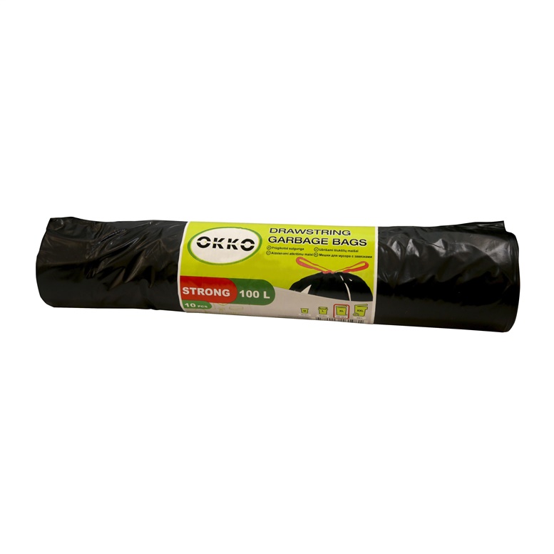 GARBAGE BAGS OKKO STRONG DS 100L 10PCS