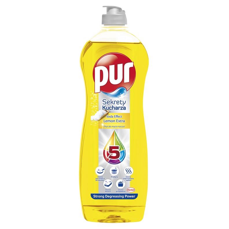 Indų ploviklis PUR DUO POWER LEMON. 750 ml