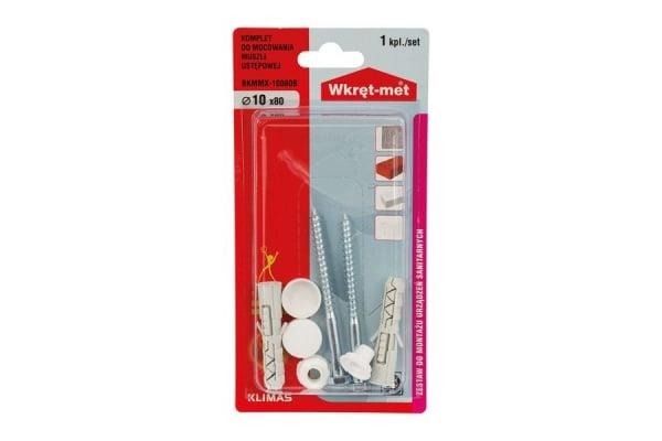 WC PAN FIXING KIT 10X80 GOLD 2PCS (40)