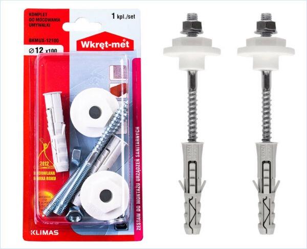 WASH BASIN FIXING KIT 12X100 2PCS (40)