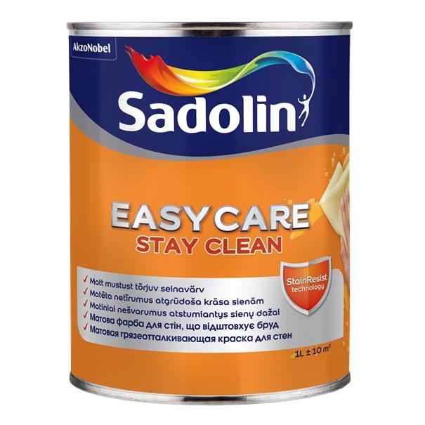 Sienu krāsa Sadolin Easycare BW 1L