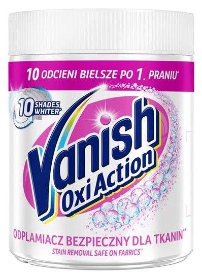 Dėmių valiklis VANISH OXI ACTION WHITE. 470 g