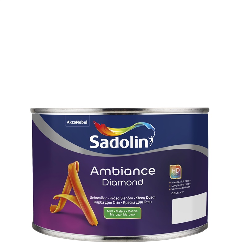 Dažai SADOLIN AMBIANCE DIAMOND BW. 0.5 l