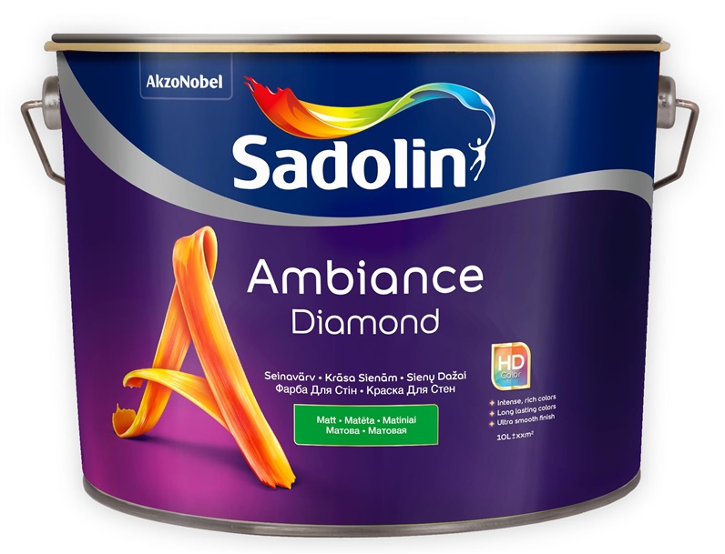 Krāsa Sadolin Ambiance Diamond BW 10L