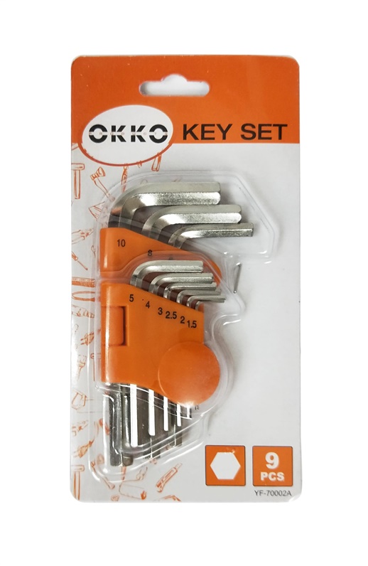 HEXAGONA KEY SET HH F-70002A 9PCS 1.5-10