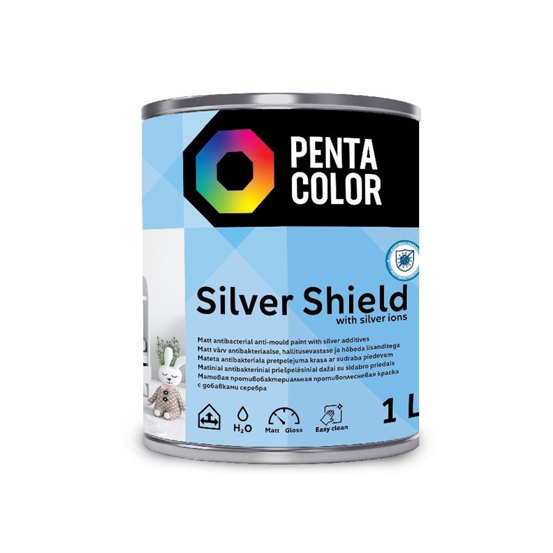 PAINT PENTACOLOR SILVER SHIELD 1L