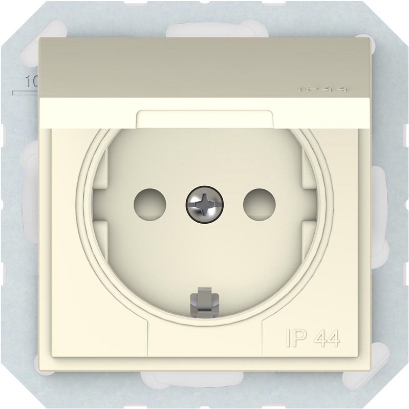 SOCKET IVORY IP44 RP16-003-22 QR1000