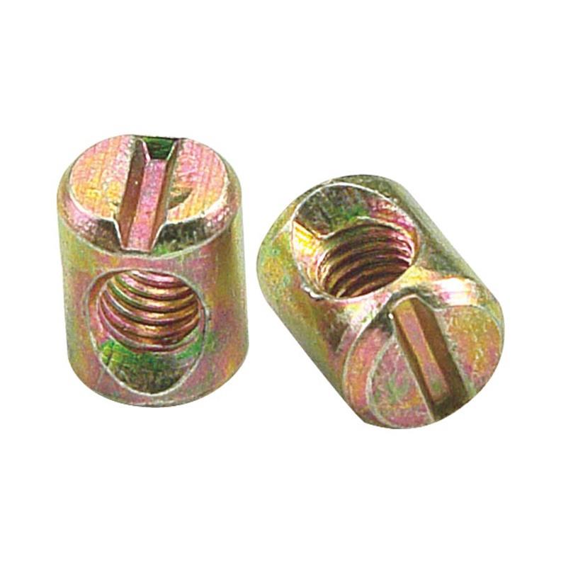 FURNITURE NUT (FF-1530 6X13 MM ZINC)