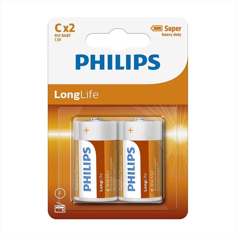 Baterija Philips C Longlife 2gb