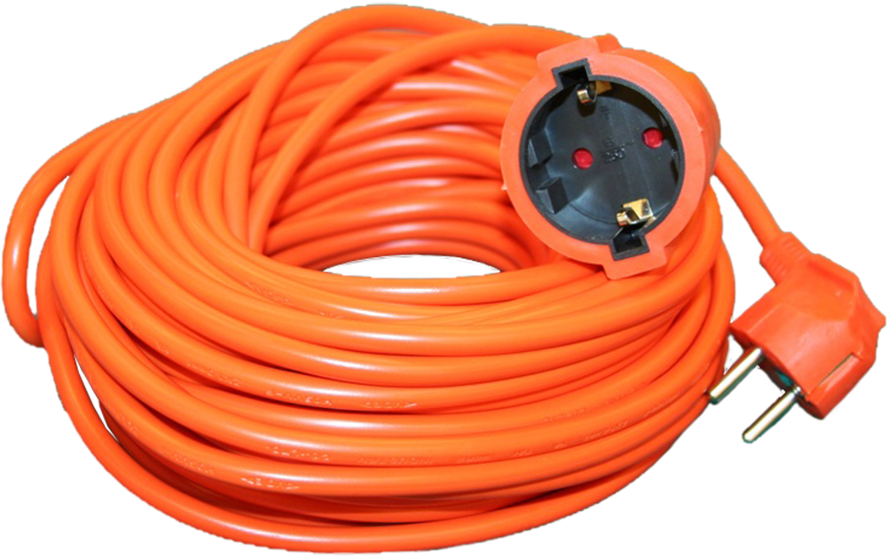 Pagarinātājvads 50m a/z 3Gx1.5mm oranžs